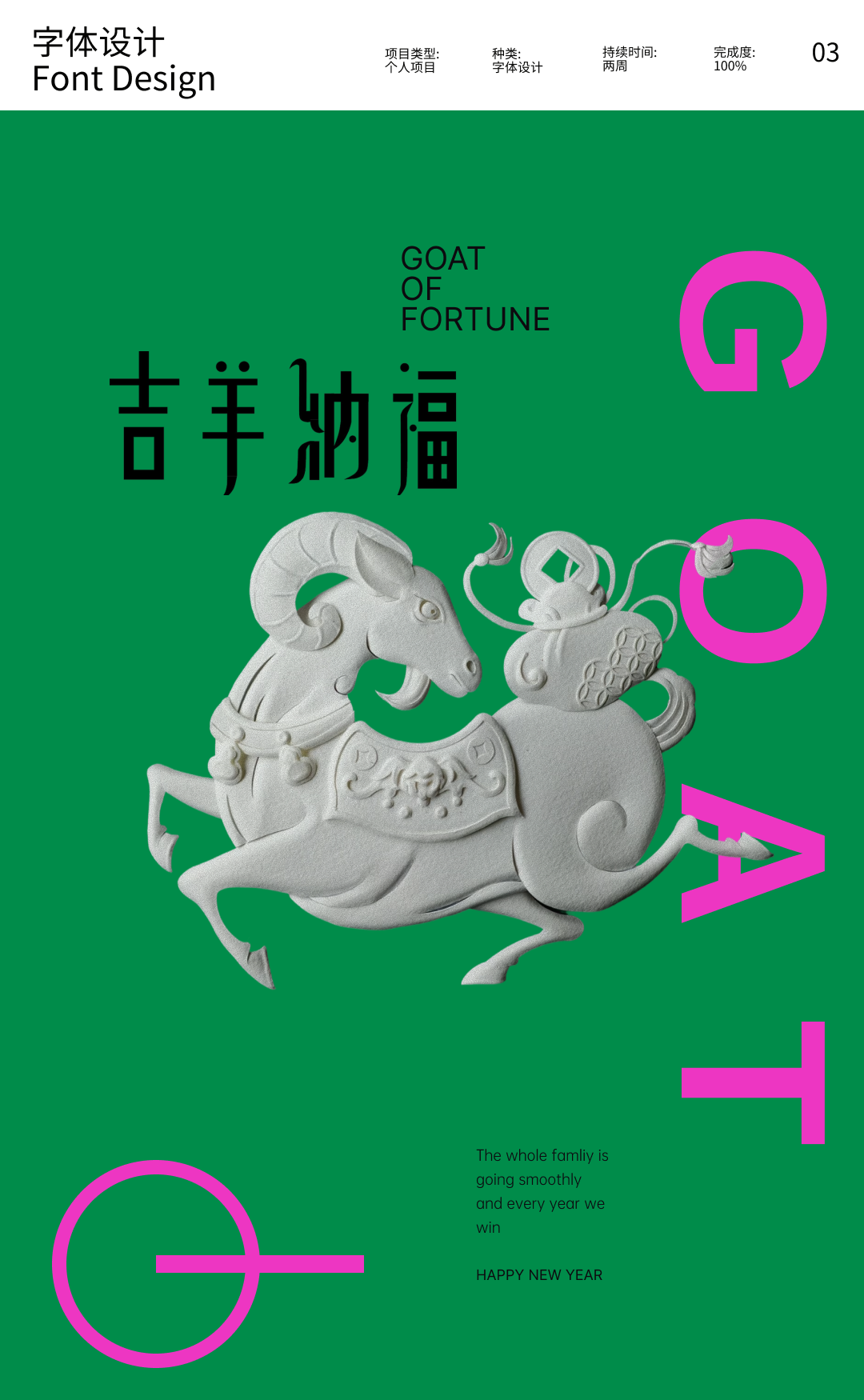 羊年字体设计概览
