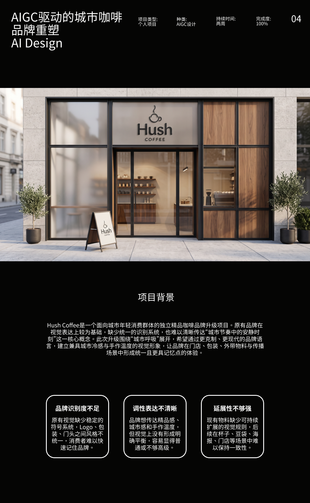 Hush Coffee 品牌升级项目背景