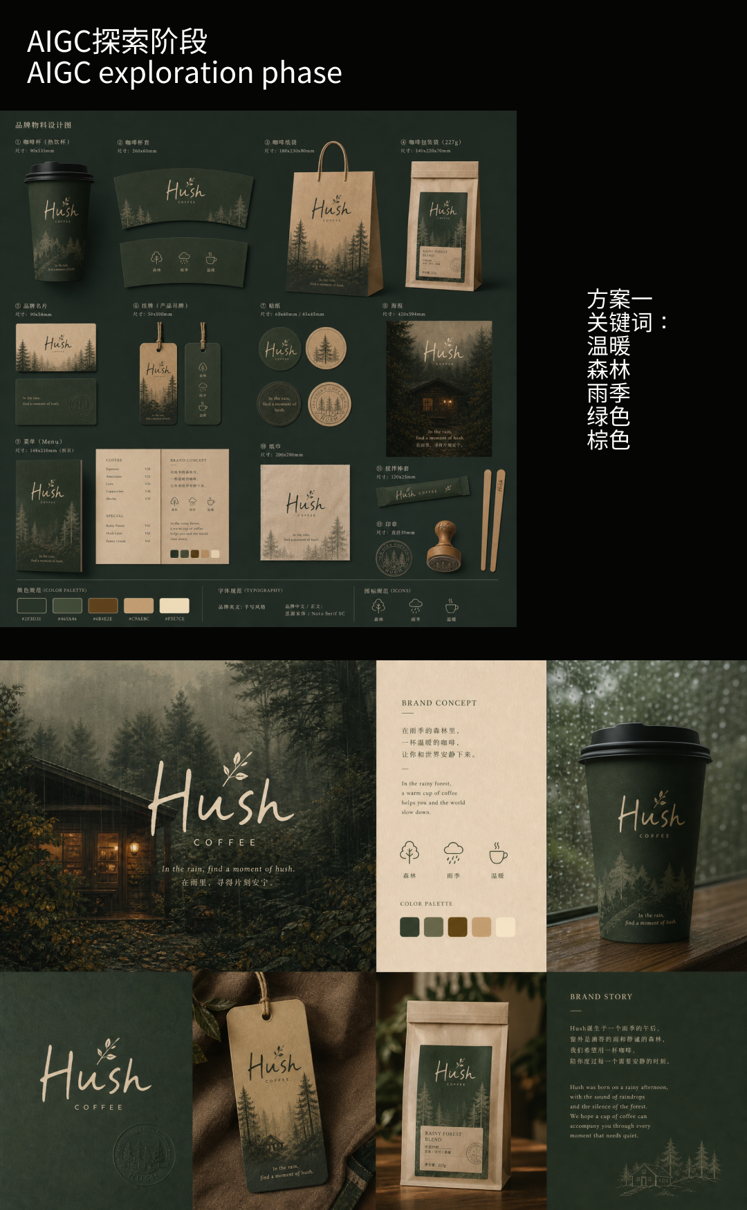 Hush Coffee 品牌视觉一
